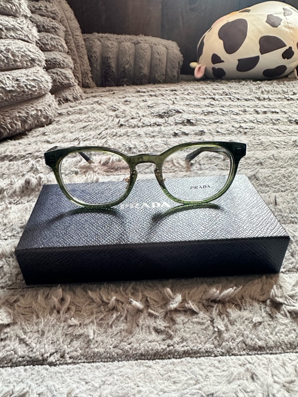 Prada Olive Green Glasses